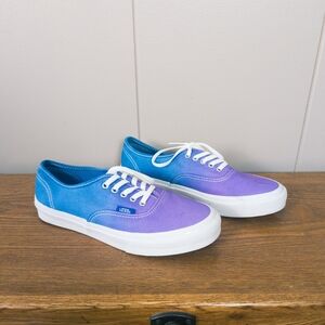 Vans Two-Tone Blue and Purple Sneakers